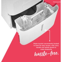 Frigidaire Energy Star 50-Pint Dehumidifier With Built-in Pump In White