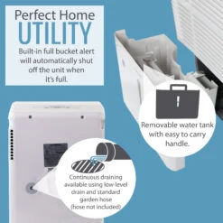 Keystone 35-Pint Dehumidifier With Electronic Controls -Vornado || Honeywell || LG Shop kstad354d ei4